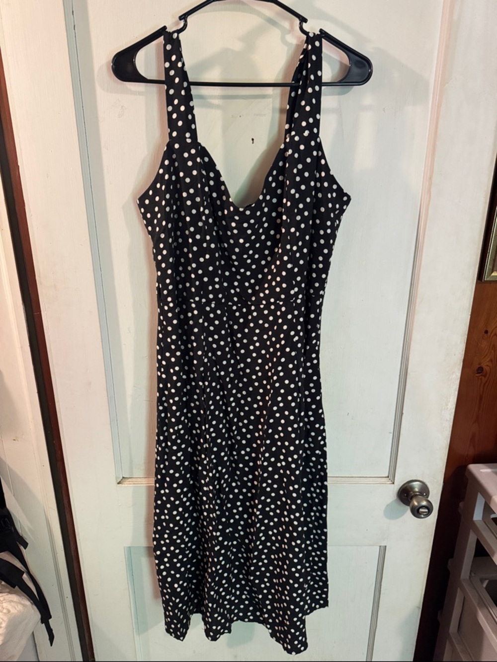 NEVER WORN - Vintage style Rachel Zoe Black & White Polka Dot Dress